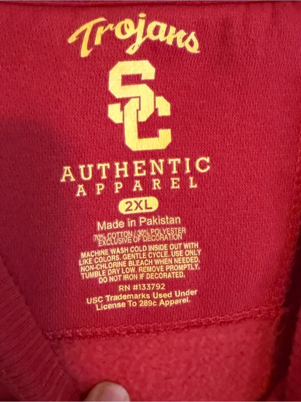 USC Trojans Red Crewneck Sweatshirt